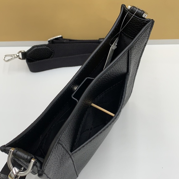 MICHAEL KORS Briley Small Pebbled Leather BLACK - Picture 6 of 15